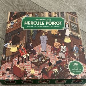 The World of Hercule Poirot 1000 Piece Clue Puzzle Laurence King Mystery